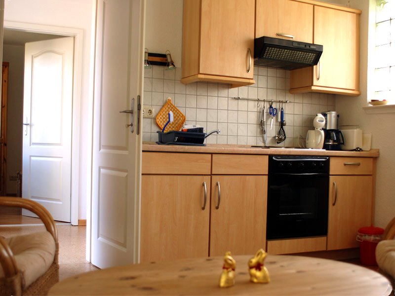 Küche der Ferienwohnung 2 - Landhaus Dittmann auf Hiddensee