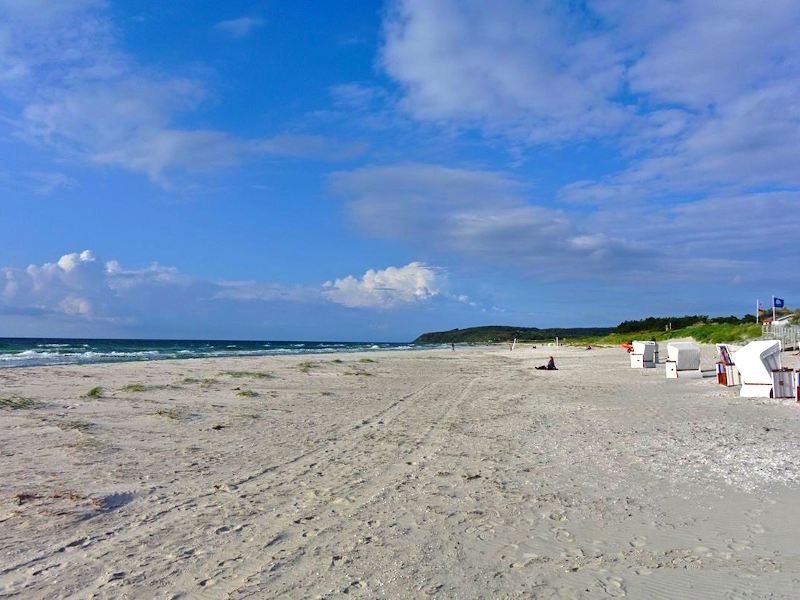 Am Strand von Vitte auf Hiddensee